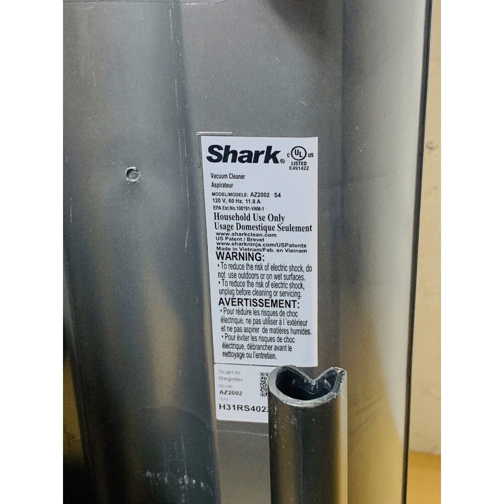 Shark Vertex DuoClean PowerFin Upright Vacuum Powered Lift-Away Vacuum AZ2002 - Picture 10 of 10